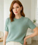 Women’s Modal Knit Short Sleeve Top Elegant | Plime