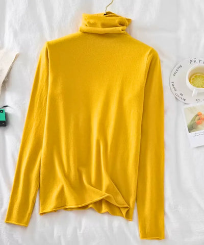 Women's High Neck Knit Top Elegant | Emma