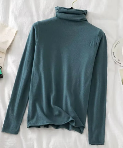 Women's High Neck Knit Top Elegant | Emma