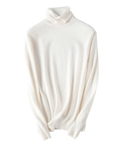 Women's High Neck Knit Top Elegant | Emma