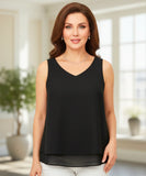 Comprar blusa regata feminina preto soltinha elegantes para trabalho ou looks casuais barato ZARA
