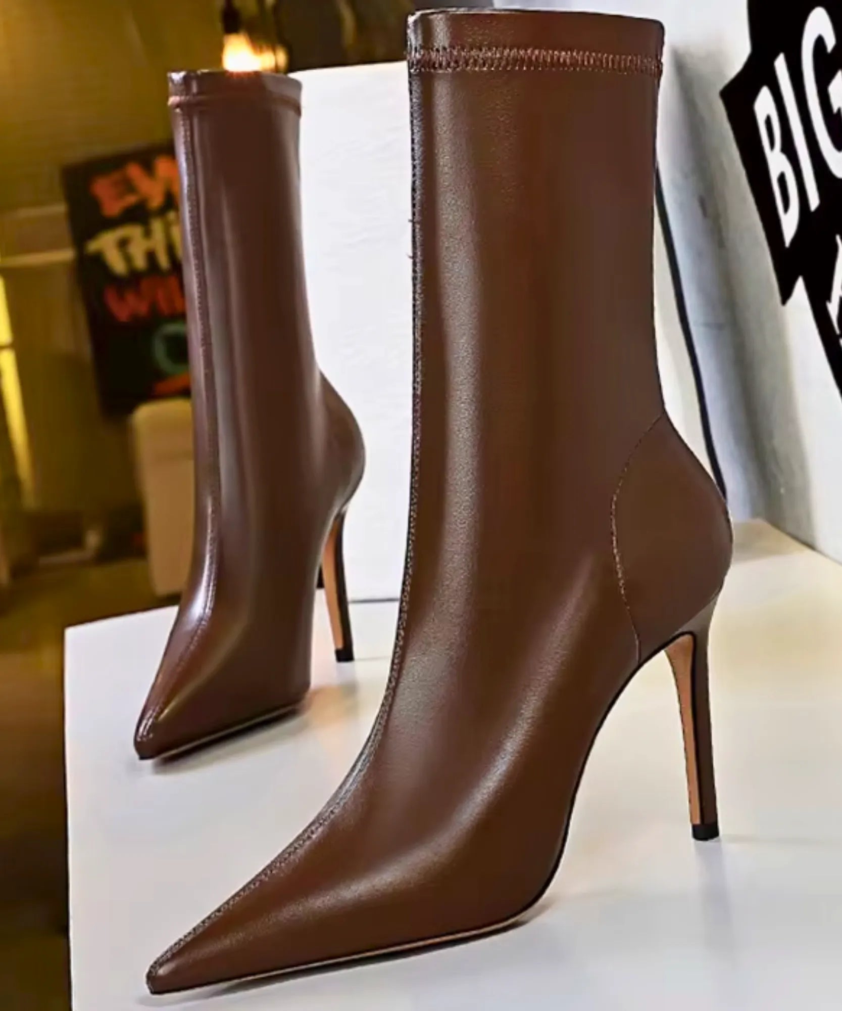 Comprar chapéu fedora feminino aba larga feltro lã floppy elegante outono inverno barato ANELLIMN