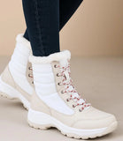 Women's Waterproof Snow Boots with Fur Trim and Non Slip Sole | Kika