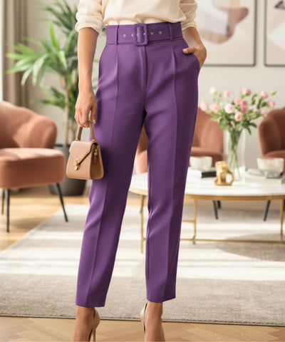 Women’s High Waisted Tailored Dress Pants | Sandy