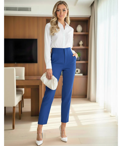 Women's High Waist Tailored Pants | Flime