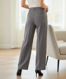 Comprar calça alfaiataria feminina wide leg cintura alta tecido premium trabalho escritório barato ou em promoção ZARA