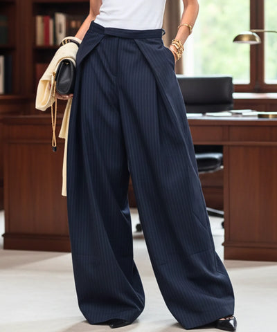 Women’s Wide Leg Tailored Pants High Waist | Trali