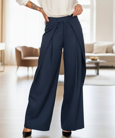 Women’s Wide Leg Tailored Pants High Waist | Trali