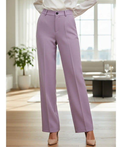 Women's High Waist Tailored Pants with Front Pleats | Helô