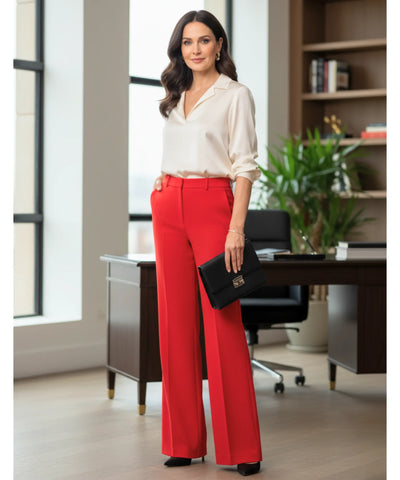 Women’s Flare Tailored Pants High Waist Elegant Fit | Pansy