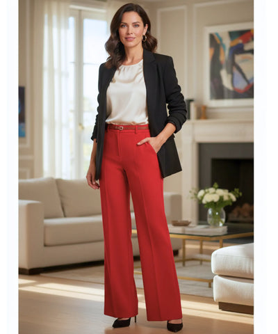 Women’s Flare Tailored Pants High Waist Elegant Fit | Pansy