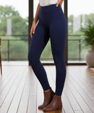Women's Thermal Fleece-Lined Leggings in Navy