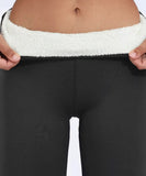 Women's Thermal Fleece-Lined Leggings in Heather Grey