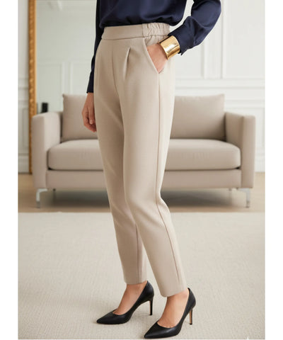 Comprar calça moletom feminina alfaiataria com bolsos cintura alta confortável e elegante barato ou em promoção ZARA