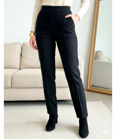 Women’s High Waisted Tailored Sweatpants with Pockets | Joa