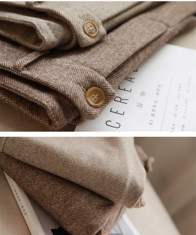 Women’s High Waisted Wool Tailored Dress Pants | Ricci