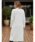 Comprar cardigan feminino peluciado longo em tricot macio e impecável para dias frios ou meia-estação em promoção ZARA
