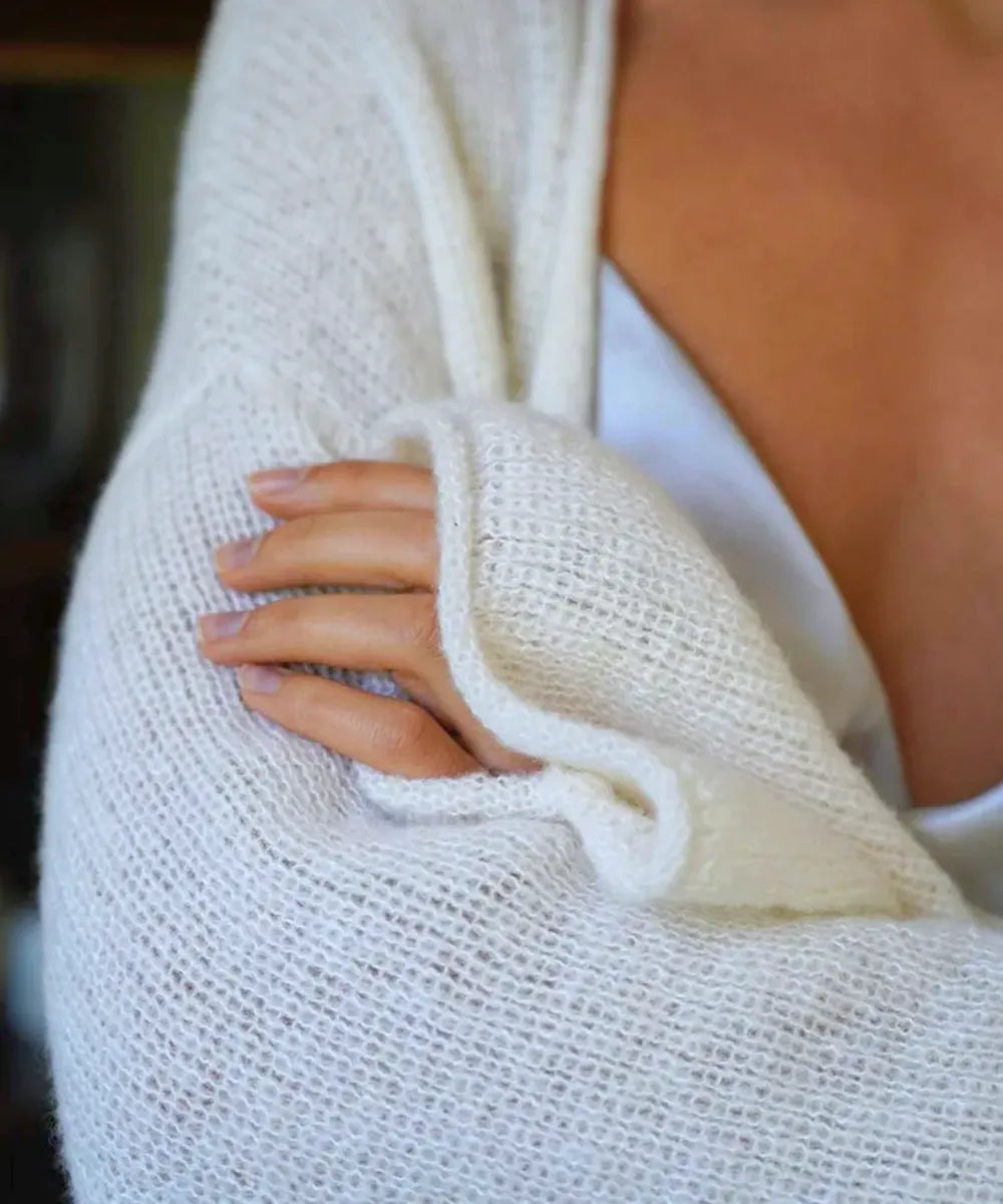 Comprar cardigan feminino longo em tricot basico e elegante para meia-estação e dias frios barato ZARA
