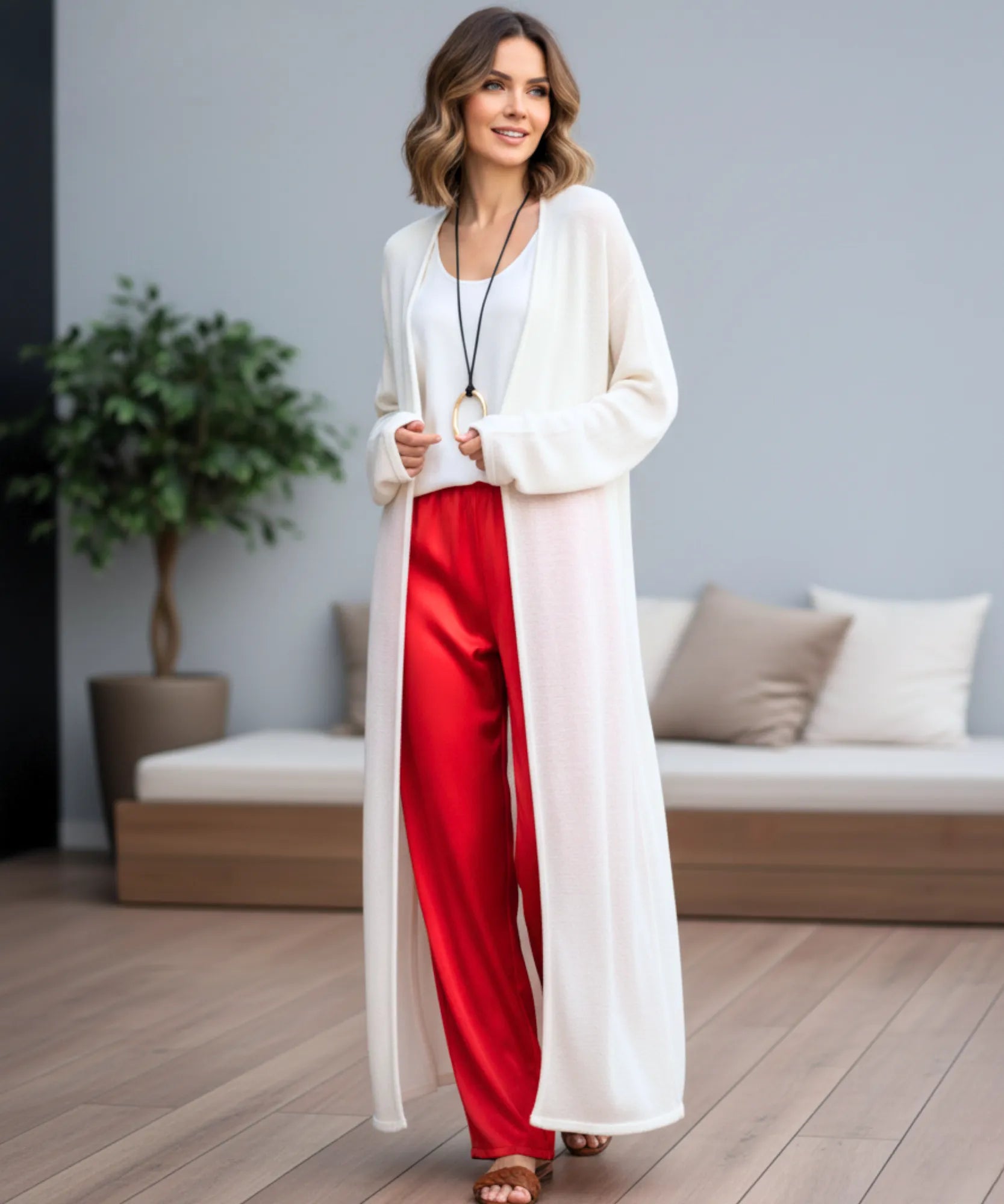 Comprar cardigan feminino longo em tricot basico e elegante para meia-estação e dias frios barato ZARA
