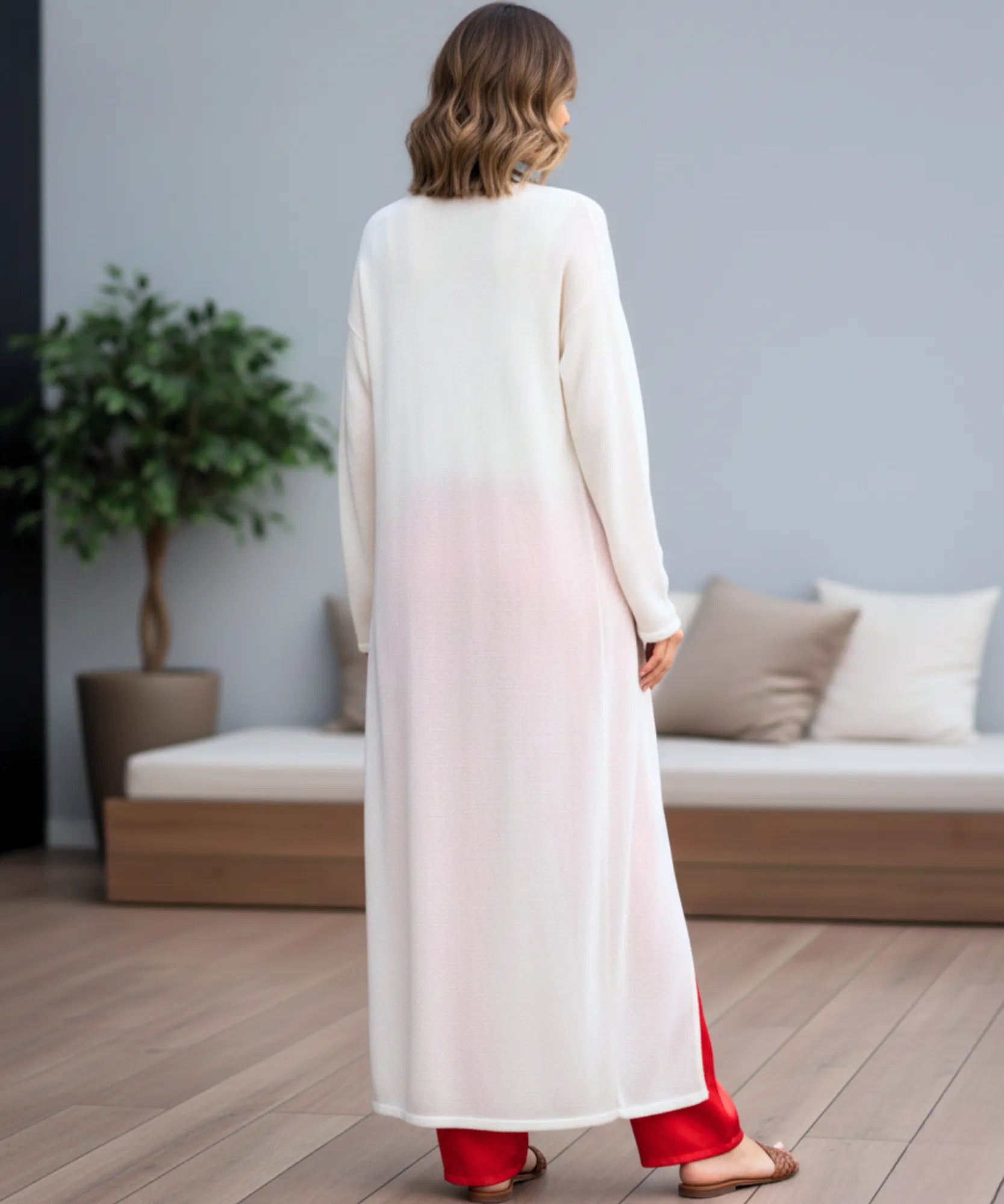 Comprar cardigan feminino longo em tricot basico e elegante para meia-estação e dias frios barato ZARA
