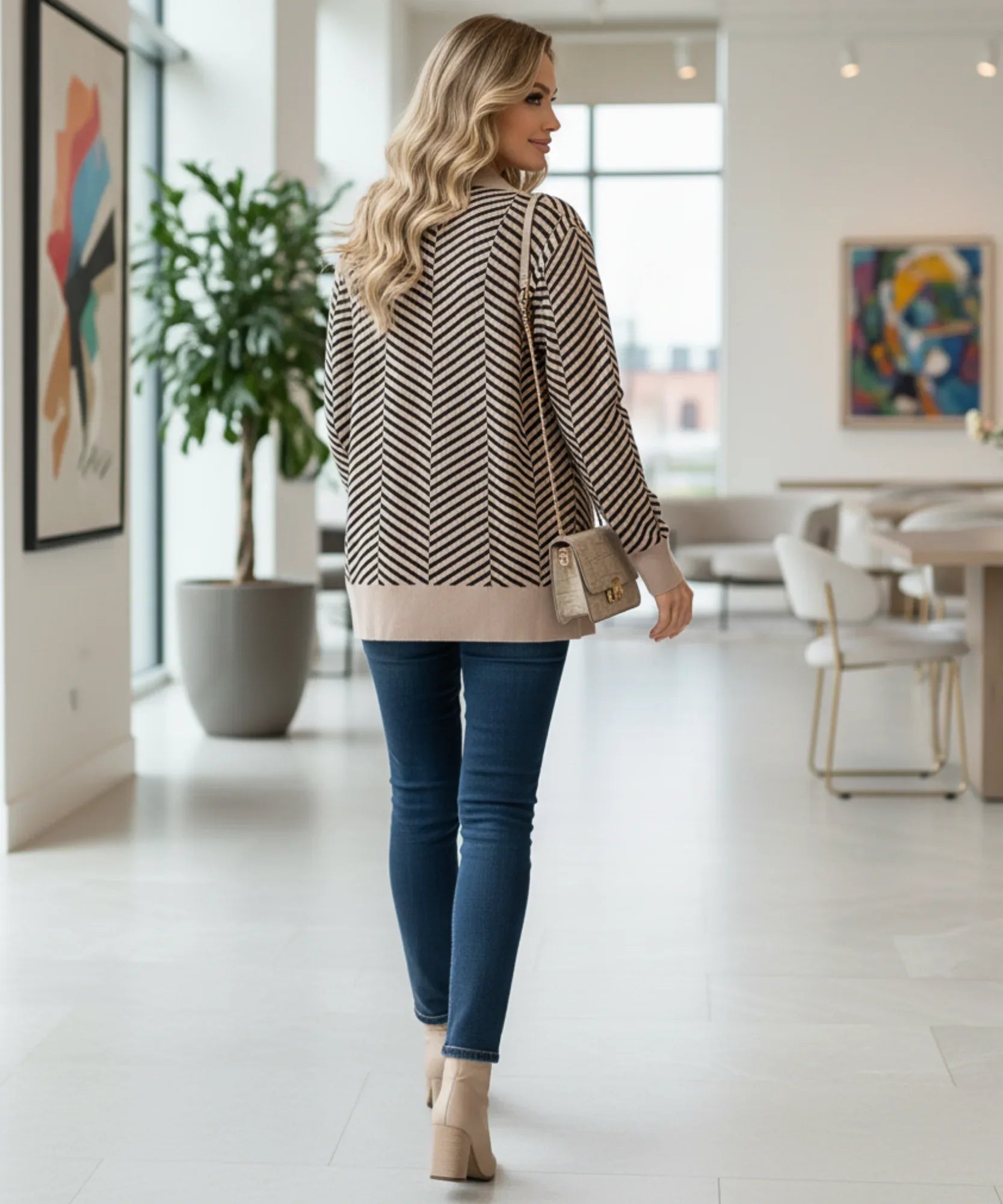  Comprar cardigan feminino tricot premium botões dourados elegante confortável trabalho barato promoção