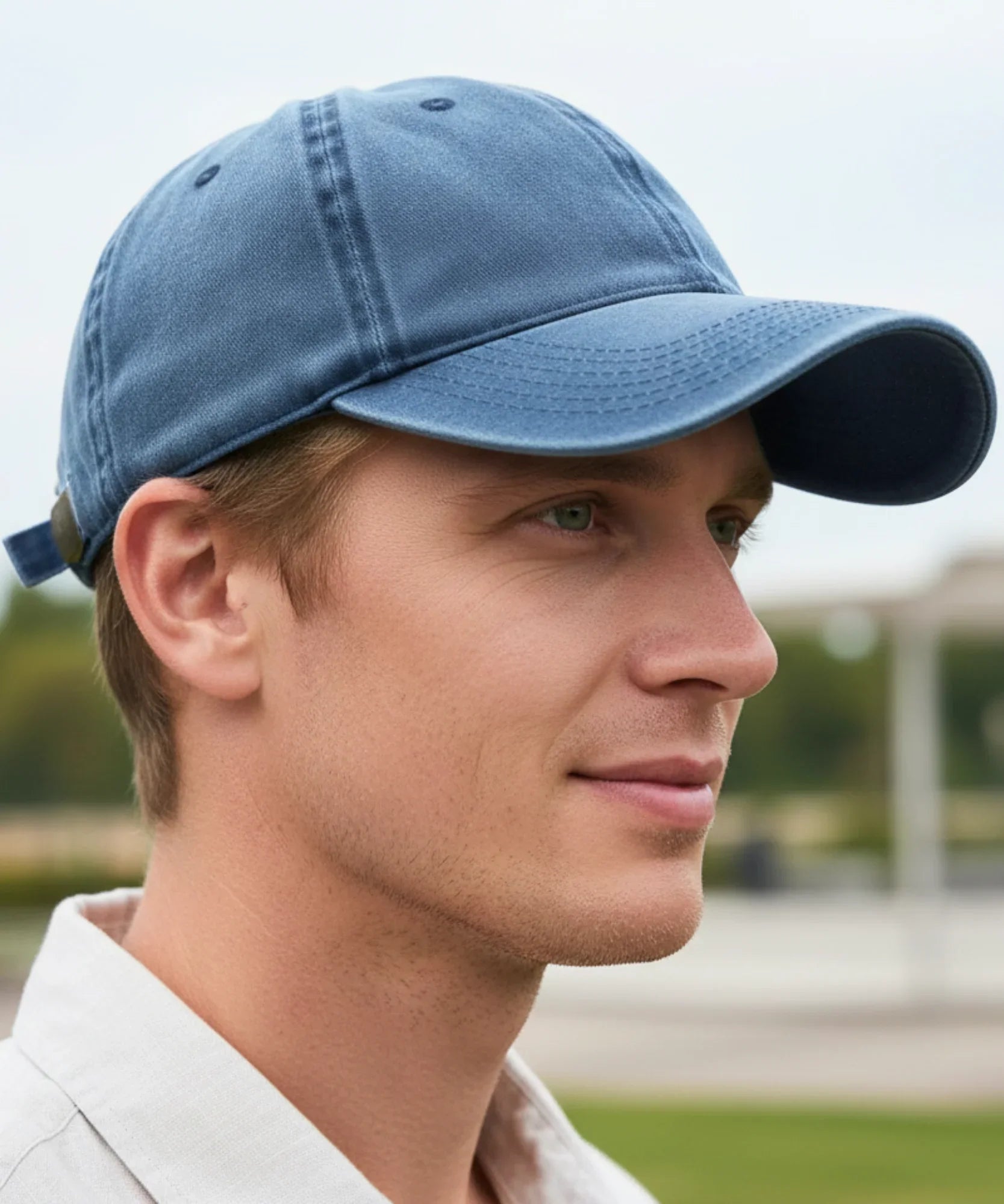 Comprar chapéu aba curva ajustável vintage estonado algodão premium casual unissex barato em promoção ANELLIMN