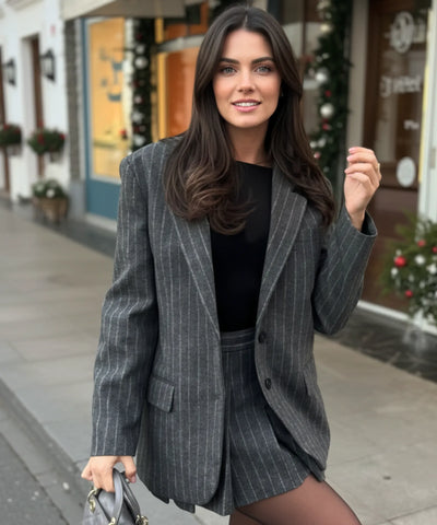 Comprar Conjunto Alfaiataria Risca de Giz Feminino Social barato ou em promoção ZARA

