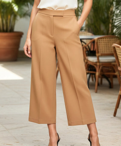 Women's Tailored Vest and Wide Leg Pants Set | Kaylee