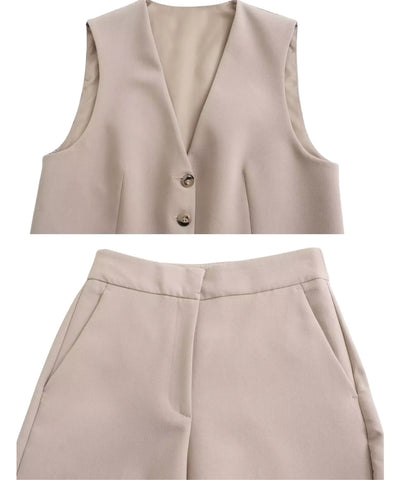 Women’s Tailored Vest and Pants Set | Lolin