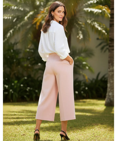 Women's Tailored Vest and Wide Leg Pants Set | Kaylee
