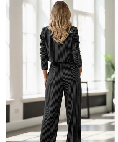 Comprar Conjunto Social Feminino Alfaiataria Risca de Giz barato ZARA 
