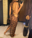 Comprar conjunto biquíni 3 peças oncinha animal print amarração fio dental saída praia barato promoção frete grátis ANELLIMN