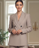 Comprar conjunto feminino alfaiataria com blazer e calça reta elegante para trabalho ou eventos barato ZARA

