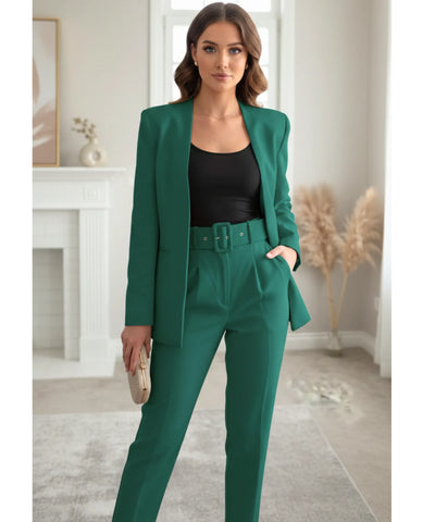 Women's Tailored Blazer and Pants Set Elegant | Salazar