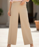 Women's Ribbed Wide Leg Pants Set with Sleeveless Top | Praslin
