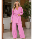 Women’s Elegant Knit Cardigan and Pants Set | Ayasha