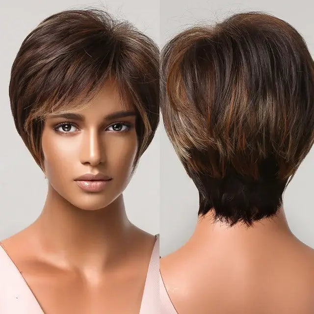 Short Straight Lace Wig
