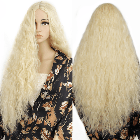 Long Curly Hair Lace Wig - Anellace