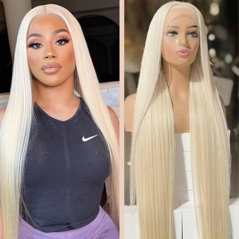 Long Straight Lace Front 100% Human Hair Wig - Anellace
