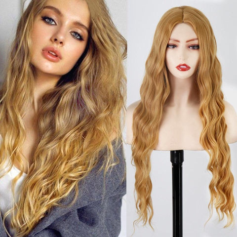 Long Wavy Hair Lace Wig - Anellace
