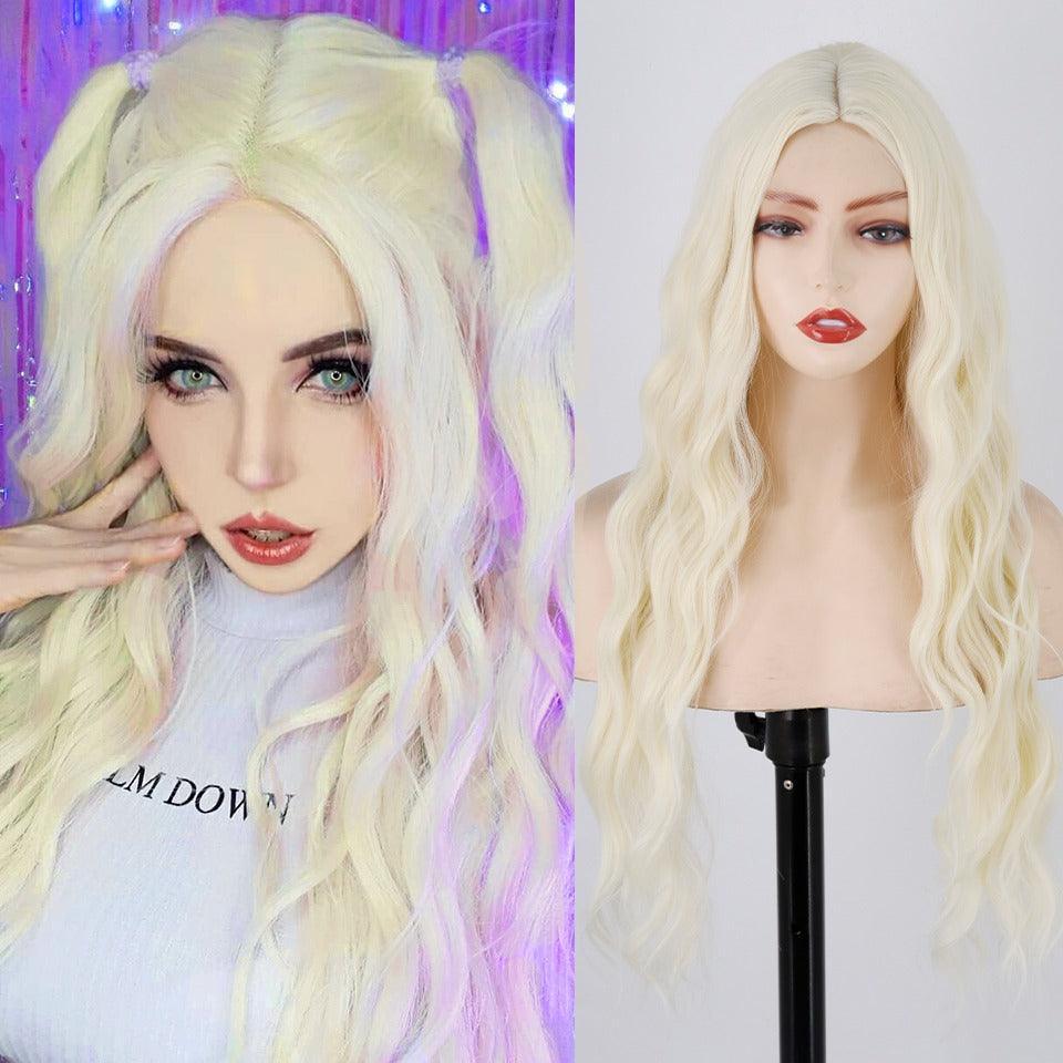 Long Wavy Hair Lace Wig - Anellace