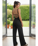 Comprar macacão feminino longo pantalona perna larga casual confortável em promoção ZARA