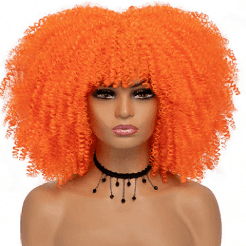 Short Afro Curly Lace Wig - Anellace