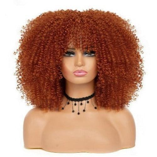 Short Afro Curly Lace Wig - Anellace