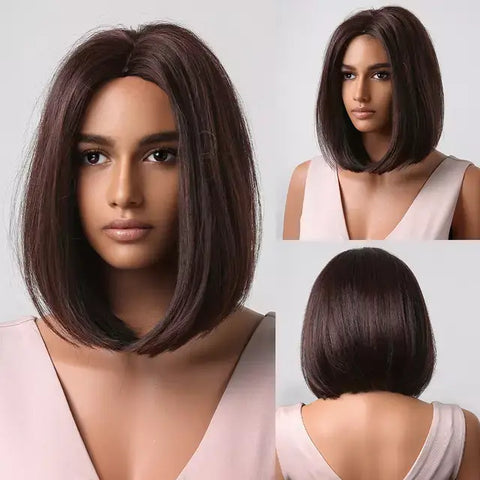 Short Straight Bob Hair Lace - Anellace