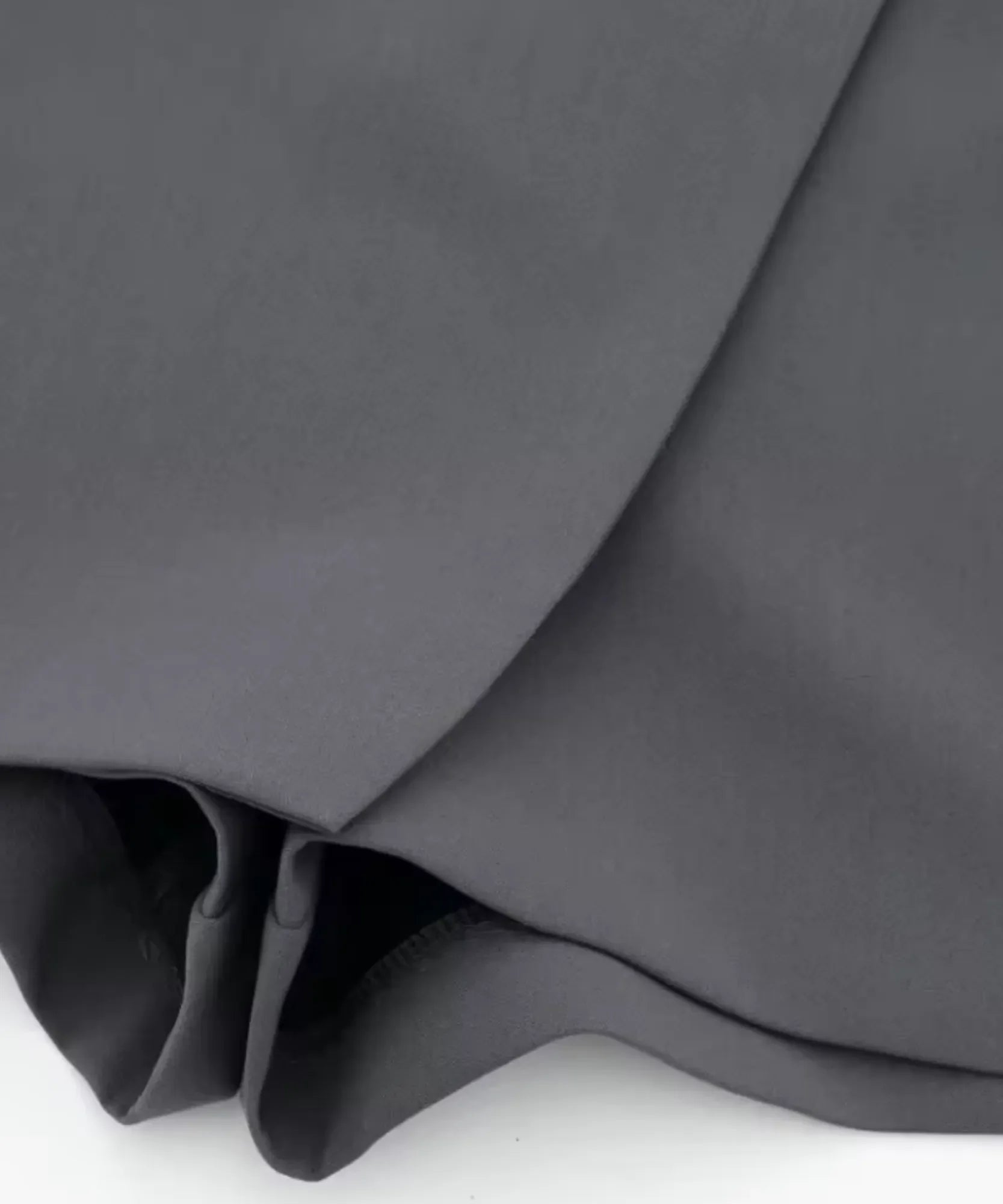 Women's grey tailored wrap skort with built in shorts