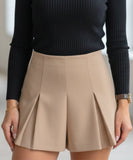 Comprar shorts saia feminino alfaiataria com pregas estruturadas elegante confortável para trabalho ou looks casuais barato ZARA