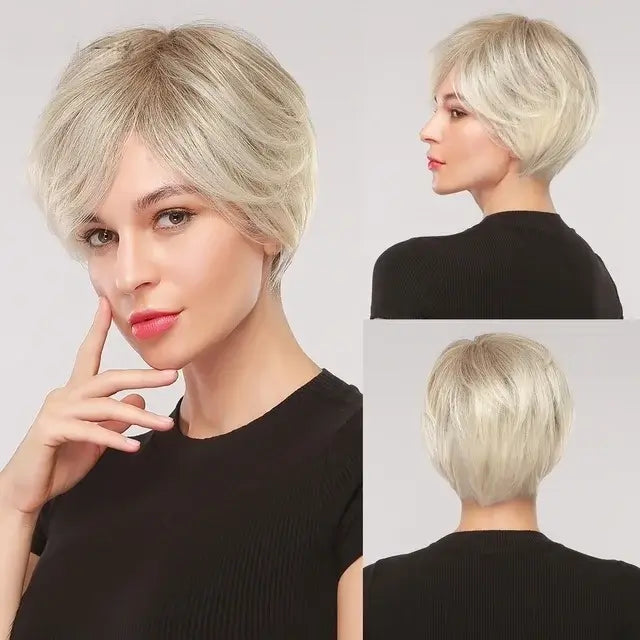Short Straight Lace Wig