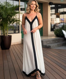 Comprar Vestido Longo Elegante Boho com Alças Finas casamento dia formatura barato em promoção ZARA
